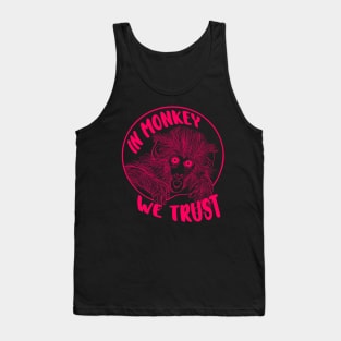 Its In Monkey We Trust Tank Top